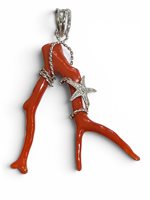 Colgante Mandile 1922 Mujer Coralli in Plata Corallo 2KK56565.3